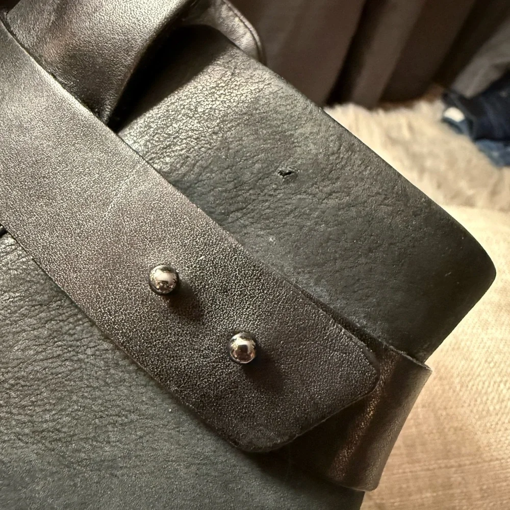 ECCO Black Leather Ankle Booties Side Zip Comfort Heel Size 40 (US 9–9.5) - Picture 13 of 13